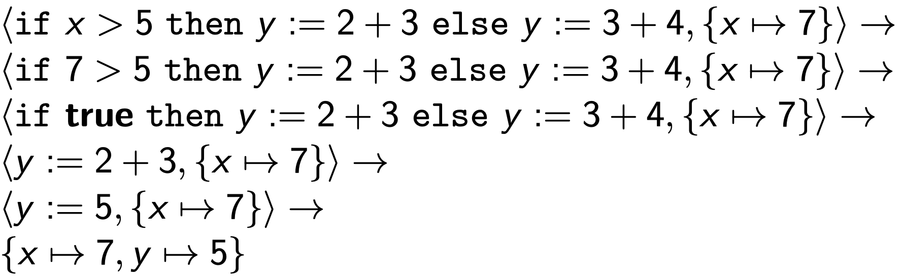 Evaluation example