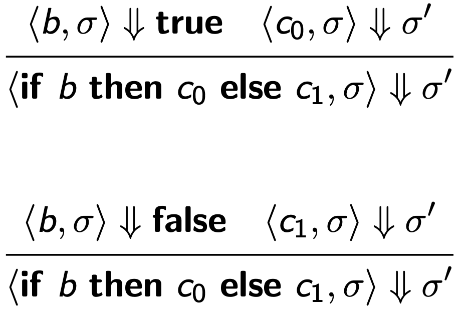 Conditional rules