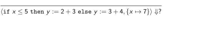 Evaluation example