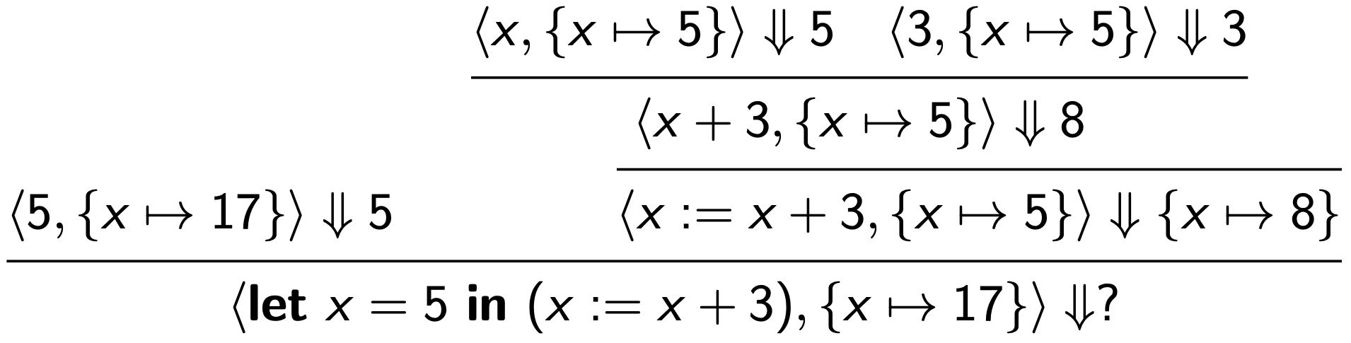Evaluation example