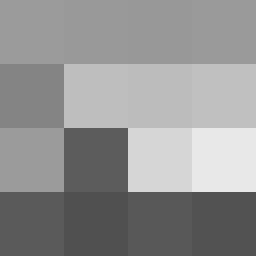 An up-sampled image of the Hoover dam. The image is up-sampled to 256 $$\times$$ 256 from a 4 $$\times$$ 4 image.
